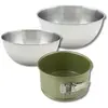 Fackelmann - Set pâtisserie moule à panettone, 2 bols et 1 spatule