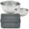Lot avec 1 Moule à baguette en silicone fibre de verre, 1 spatule Zenk...