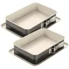 Dr_oetker Dr Oetker 9330950 Lot de 2 moules à gâteaux, Plat four, Moul...