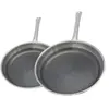 Elo - Lot de 2 poêles 24 cm et 28 cm en inox sans PFAS Elo