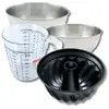 Set pâtisserie avec moule à kouglof 25 cm, 2 bols à mixer, verre mesur...