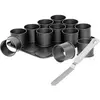 Autre Zenker 9926850 Plaque Pâtisserie Avec 12 Mini Moules Ronds Et Sp...