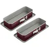 Fackelmann Lot de 2 moules à cakes à charnière 30 cm Dr. Oetker Back-L...