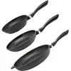 Set de 3 poêles à frire 24 cm 28 cm et 32 cm Elo Alucast Elo