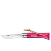 Couteaux pliants - - 92201 - opinel 6 vri framboise + lien baroudeur