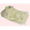 HOME MAISON Couverture en 100 % pure Mohair 350g/m2 Ecru 180 x 220 cm
