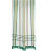 POYET MOTTE Rideau marseillais tissé Vert (250 x 140 cm)
