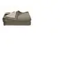 Couverture Aubisque en laine woolmark 180x220 cm anthracite et souris