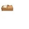 Couverture Aubisque en laine woolmark 220x240 cm biche et naturelle