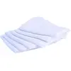 Poyet Motte Doux nid Domiva Lot 6 Langes Carré En Coton - 70 X 70 Cm - Blanc