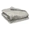 POYET MOTTE plaid microflanelle 130x170 cm perle
