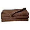 POYET MOTTE POLECO Couverture polaire Polyester Chocolat 220 x 240 cm
