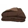 TOISON D'OR CALGARY Couette chaude Microfibre 400g/m² Choco & Moka 200x200cm