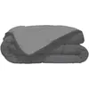TOISON D'OR Hudson Couette légere Microfibre 200g/m² 240x260cm Acier & Argent
