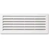 Grilles à encastrer grille menuis. avec moustiq. 90 cm² 230 x 85 mm bl...