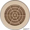 Grille fixe ronde à clipser avec moustiquaire Ø100mm sable - Autogyre