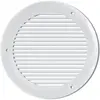 Grille d'aération PVC pour menuiserie Autogyre blanche Ø 75 mm