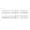 AUTOGYRE Grille ventilation rectangle extra-plate L : 254 x 110 mm - blanc