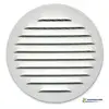 Grilles aluminium à persiennes 1 pièce(s) grille persienne alu blanc ø...