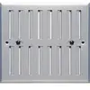 Grille aluminium réglable AUTOGYRE - 190x168 mm - Passage d'air de 0 à...