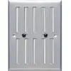 AUTOGYRE Grille d'aération plates - grilles métalliques réglables 130 x 168 mm