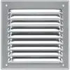 AUTOGYRE Grille d'aération métallique - 150x150 mm