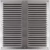 Grilles métalliques à persiennes grille persiennes 250 x 250 mm alu an...