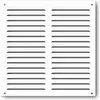 DMO Grille de ventilation en aluminium avec moustiquaire laqué blanc 200 x 200 mm en sachet