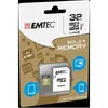 Cartes mémoire - EMTEC - microSDHC 32GB Class10 Gold + adaptateur SD ECMSDM32GHC10GP