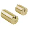 JPM Jeu de cylindres 45mm laiton poli pour verrou trois clés - - 835745-01-0A