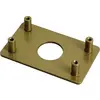 JPM Contre-plaque verrou VEGA Ø 23mm Jaune/Doré