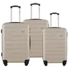 TORTUE. TORTUE - Set de 3 Valises 55cm-65cm-75cm - ABS - 4 roulettes D...