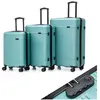 Set de 3 Valise de Voyage (55/66/75cm) ABS Bagages à 4 roulettes avec...