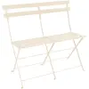 Fermob - Banquette pliante Bistro - Beige - Acier laqué - Designer Stu...