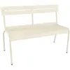 Fermob - Banc avec dossier Luxembourg - Beige - Aluminium - Designer F...