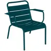 Fermob - Fauteuil lounge Luxembourg - Bleu - Aluminium - Designer Fréd...