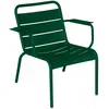 Fermob - Fauteuil lounge Luxembourg - Vert - Aluminium - Designer Fréd...