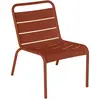 Fermob - Chaise lounge Luxembourg - Rouge - Aluminium - Designer Frédé...