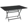 Fermob - Table pliante Caractère - Noir - Acier - Designer Studio Fermob