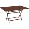 Fermob - Table pliante Caractère - Rouge - Acier - Designer Studio Fermob