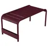 Fermob Grande Table Basse Banc Luxembourg Cerise Noire