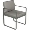 Fauteuil repas BELLEVIE - 48 romarin mat - B8 gris taupe Fermob