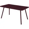 Fermob Table 143x80 Luxembourg Cerise Noire