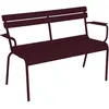 Banc de jardin LUXEMBOURG 2 places - B9 cerise noire Fermob