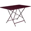 Table Rectangulaire Pliante 117 x 77 cm Bistro en Acier FERMOB  Métal