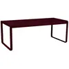 Table Rectangulaire 196 x 90 cm Bellevie en Aluminium FERMOB  Métal