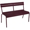 Banc avec dossier LUXEMBOURG - B9 cerise noire Fermob