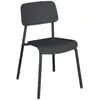 Fermob - Chaise empilable Studie - Noir - Aluminium - Designer Tristan...