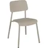 Fermob - Chaise empilable Studie - Beige - Aluminium - Designer Trista...