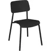 Fermob - Chaise empilable Studie - Noir - Aluminium - Designer Tristan...